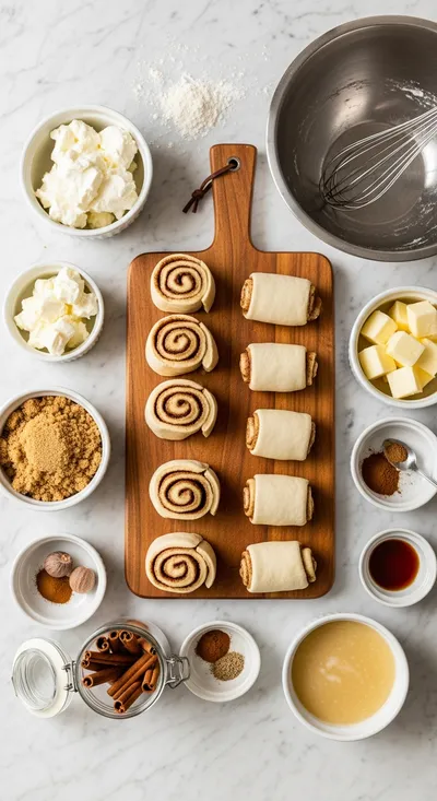 Cinnamon Roll Cheesecake Cookies - cooking process