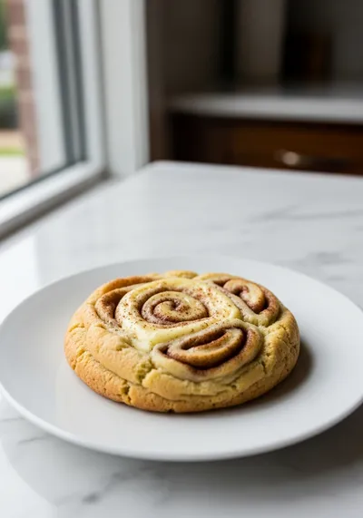 Cinnamon Roll Cheesecake Cookies
