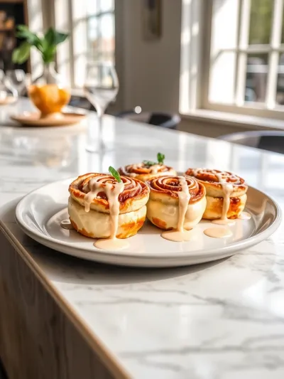 1-Hour Cinnamon Rolls – Soft & Fluffy Quick Recipe - ready to serve