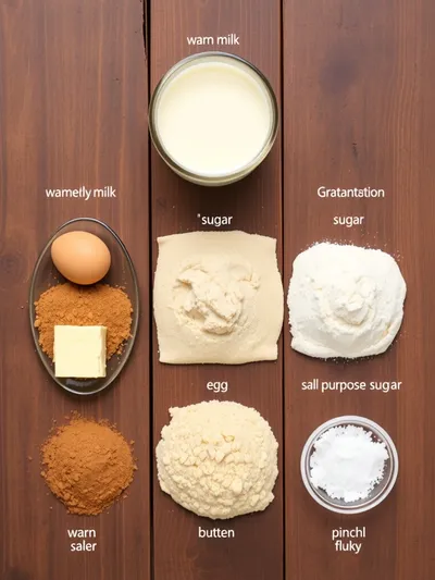 Homemade Cinnamon Rolls – The Ultimate Breakfast Treat - ingredients preparation