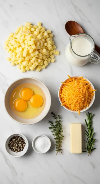 Classic Breakfast Hashbrown Casserole - cooking process