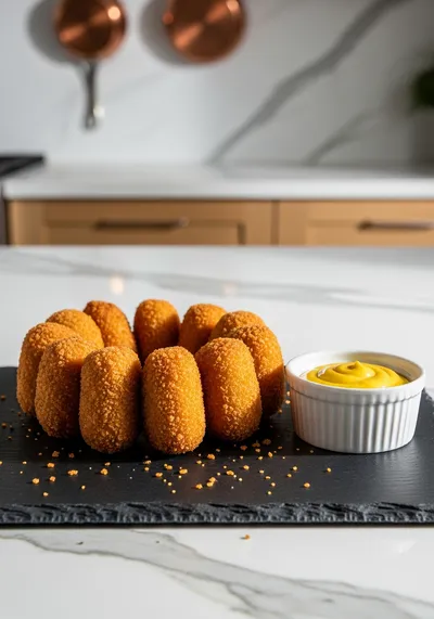 Easy Homemade Corn Dog Bites