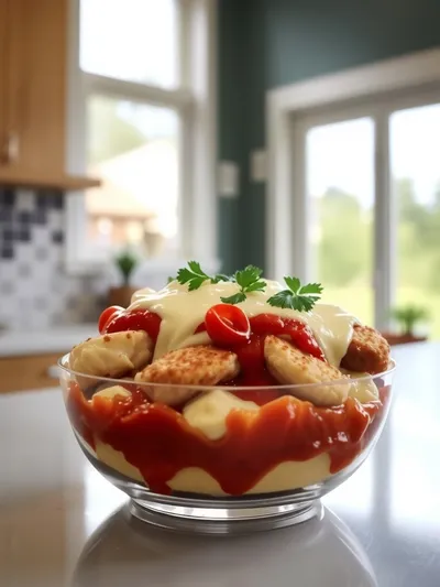 Cottage Cheese Chicken Parm Bowl