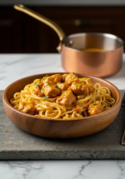 Cowboy Butter Chicken Linguine