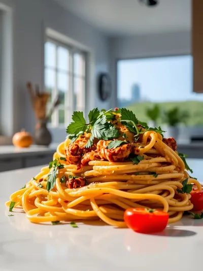 Cowboy Butter Chicken Linguine