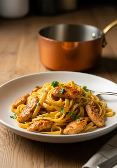 Cowboy Chicken Butter Linguini