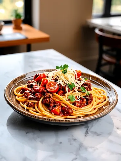 Cowboy Spaghetti – Hearty One-Pot Meal - ready to serve