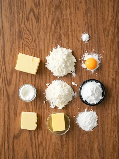 Cream Cheese Pound Cake Recipe - ingredients preparation