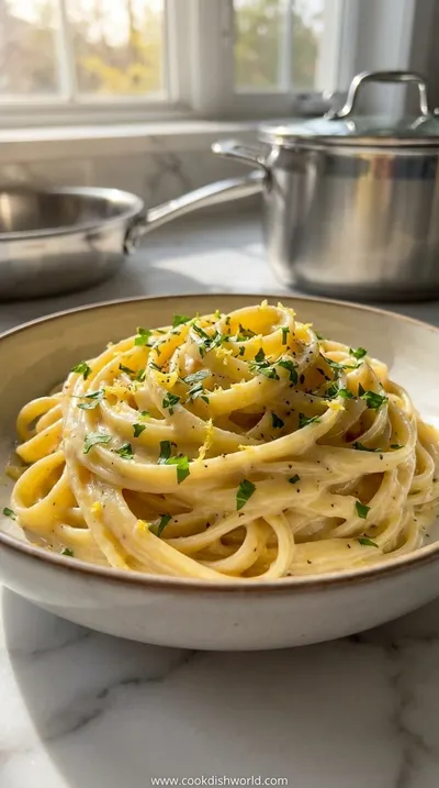 Creamy Lemon Pasta Recipe
