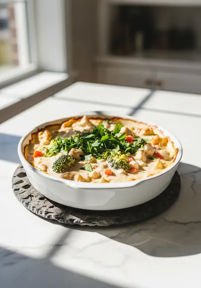 Creamy Low Carb Chicken Casserole