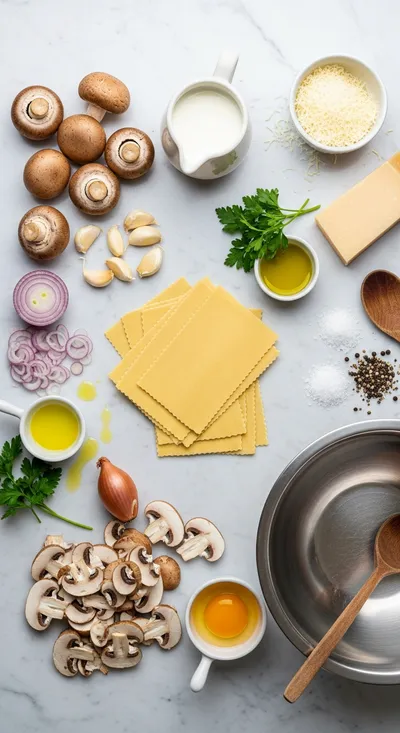 Creamy Mushroom Ravioli Recipe - cooking process