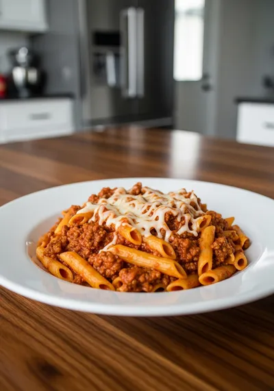 Creamy Rotel Pasta With Ground Beef