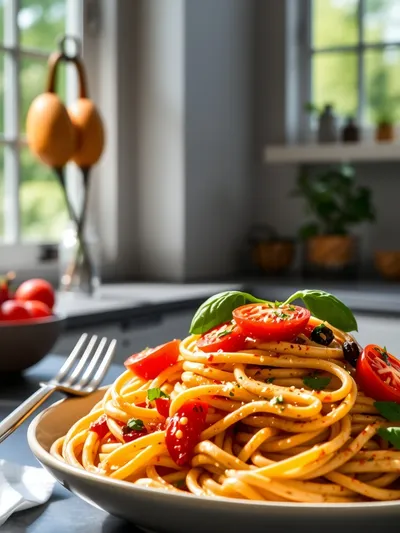 Creamy Tomato Garlic Pasta – Ready in 30 Minutes