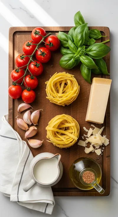 Creamy Tomato Pasta – Ready in 20 Minutes - cooking process