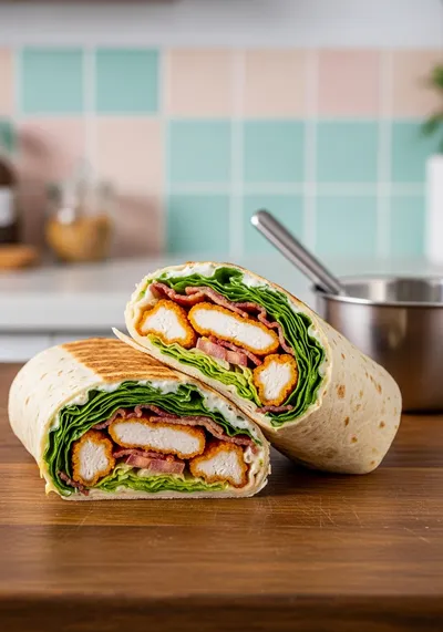 Crispy Bacon Chicken Ranch Wraps – Simple & Delicious