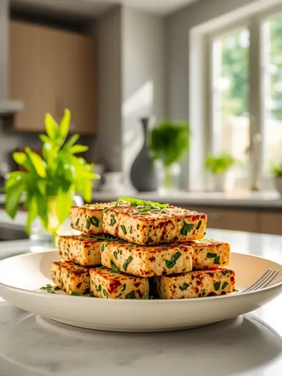 Crispy Herbed Tofu