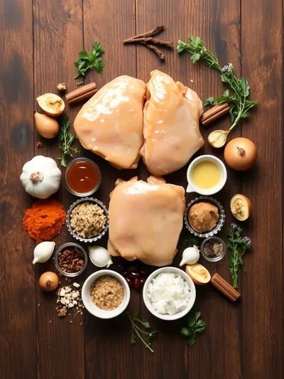 Crockpot BBQ Chicken – Easy Pulled Chicken - ingredients preparation