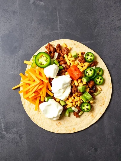 Crunchwrap Supreme Recipe - ingredients preparation