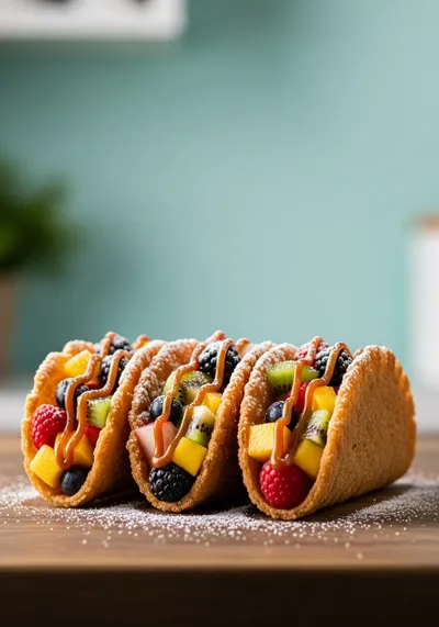 Easy Dessert Tacos – Sweet Crunchy Treat