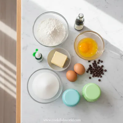 Earth Day Cupcakes Recipe - cooking process