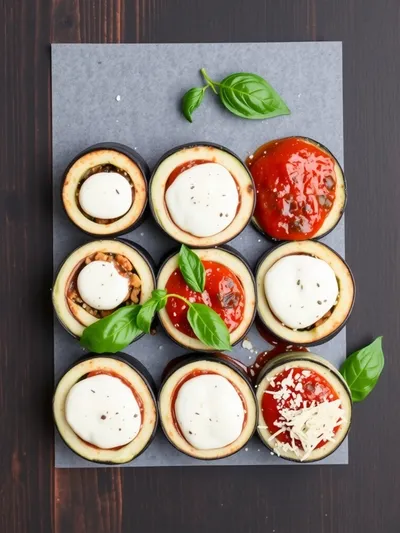 Healthy Eggplant Rollatini - ingredients preparation