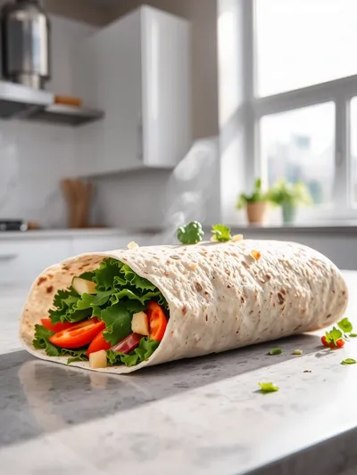 Fresh Vegetable Tortilla Roll Ups