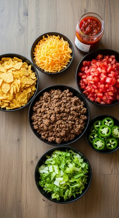 Frito Taco Pie – Quick & Easy Main Dish - cooking process