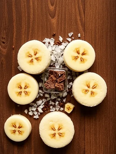 Frozen Banana Snacks – The Very Best - ingredients preparation