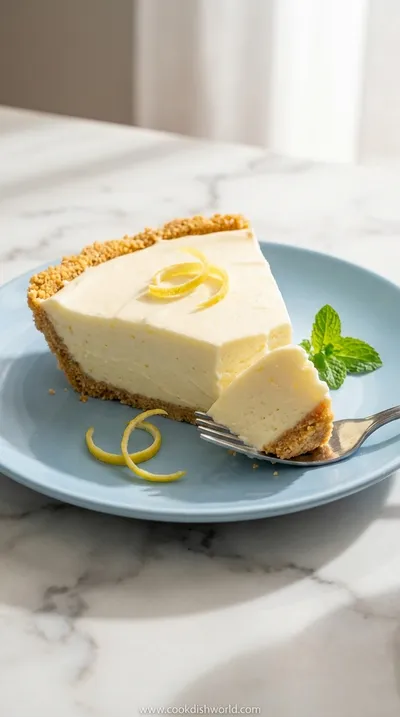 Frozen Lemon Icebox Pie