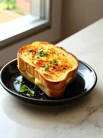 Garlic Bread Grilled Cheese – 15‑Minute Quick Lunch - cooking process