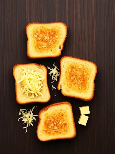 Garlic Bread Grilled Cheese – 15‑Minute Quick Lunch - ingredients preparation