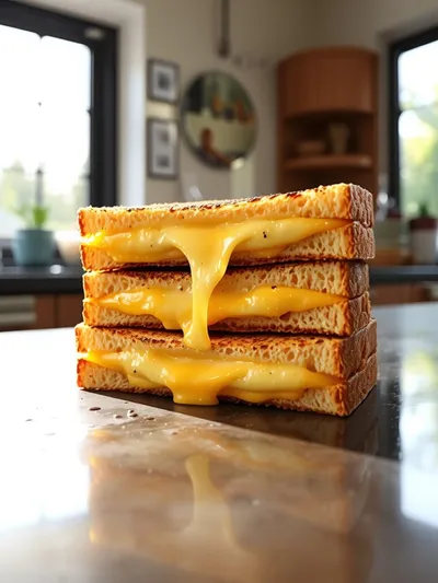 Garlic Bread Grilled Cheese – 15‑Minute Quick Lunch