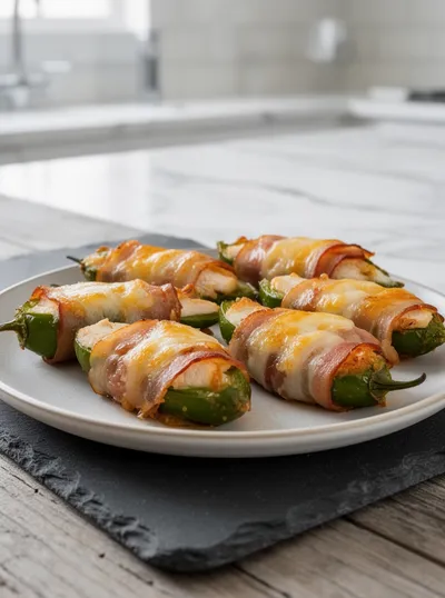 Turkey Wrapped Jalapeno Poppers – Quick & Easy