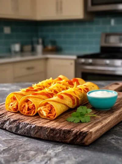 Buffalo Chicken Taquitos – Spicy, Easy Appetizer