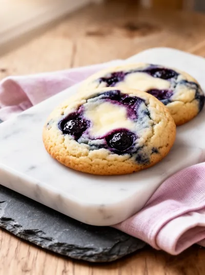 Soft Blueberry Cheesecake Cookies – Fresh Berry Delight