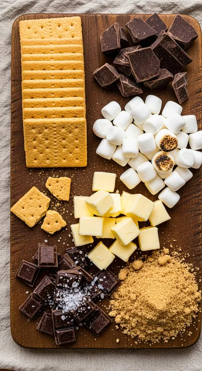 Golden Graham S'mores Bars - cooking process