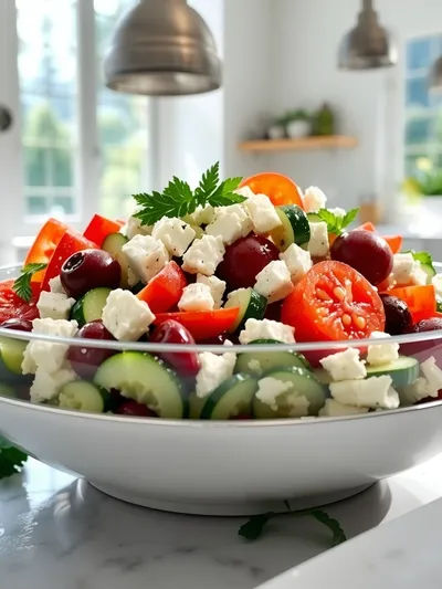 Greek Cucumber Salad – Healthy Quick Recipe