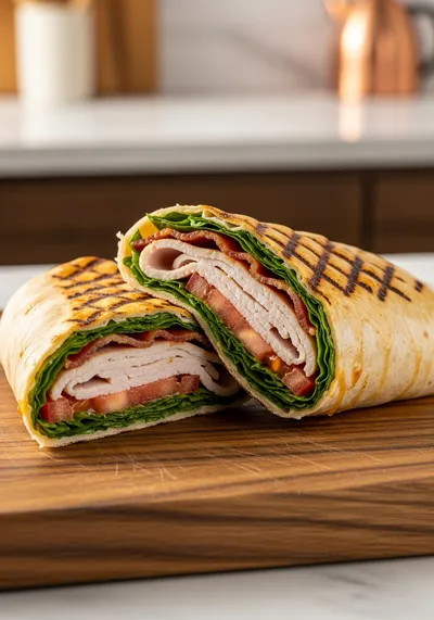 Grilled Turkey BLT Wraps