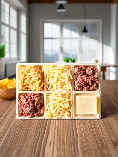 Hamburger and Potato Casserole – 5-Ingredient Comfort Meal - ingredients preparation