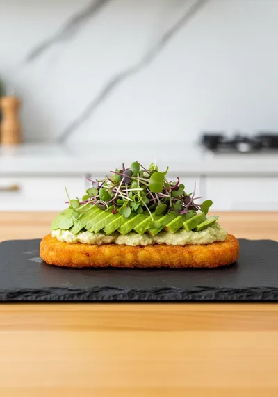 Hash Brown Avocado Toast – Healthy Breakfast