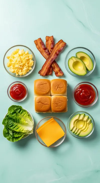 Hawaiian Roll Breakfast Slider – Quick & Easy - ingredients preparation