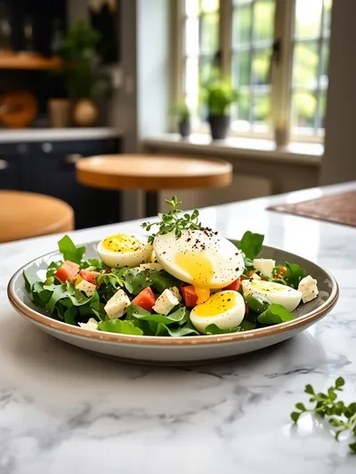 High Protein Cottage Cheese Egg Salad - ready to serve