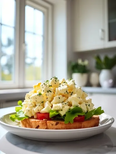 High Protein Cottage Cheese Egg Salad
