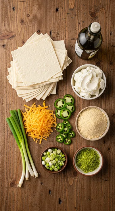 Jalapeño Popper Wonton Cups – Party-Perfect Appetizer - cooking process