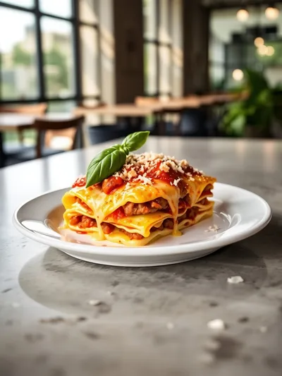 Lasagna Meets Cheeseburger – Parmesan Garlic Turkey Style - cooking process