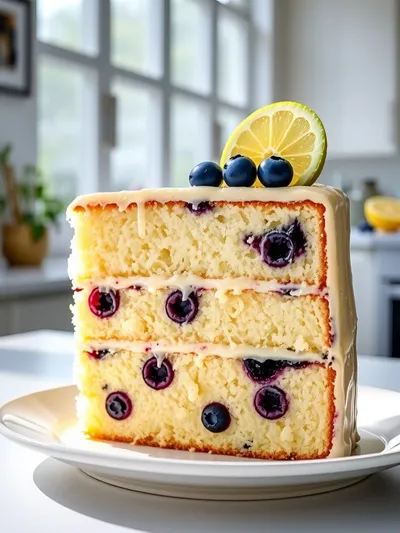 Lemon Blueberry Cake Recipe