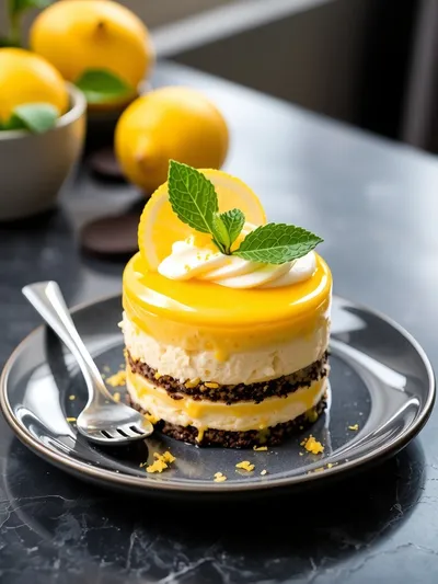 Heavenly Lemon Oreo Dessert - cooking process