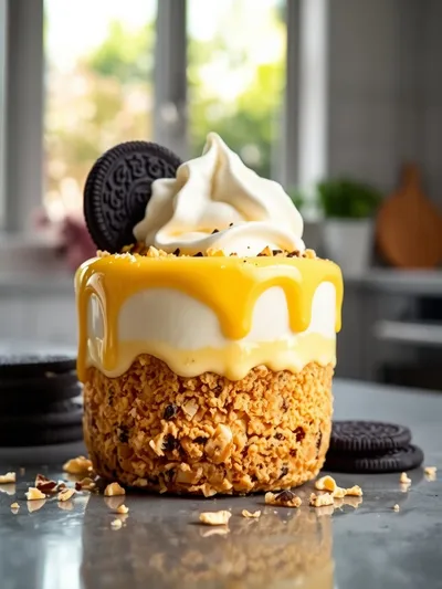 Heavenly Lemon Oreo Dessert