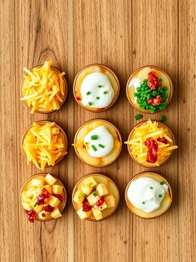 Loaded Mini Potato Bites: Perfect Party Appetizer - ingredients preparation