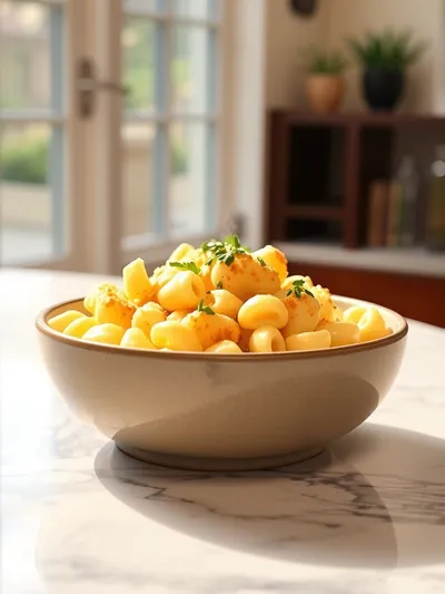 Easy No‑Roux No‑Egg Mac & Cheese - ready to serve